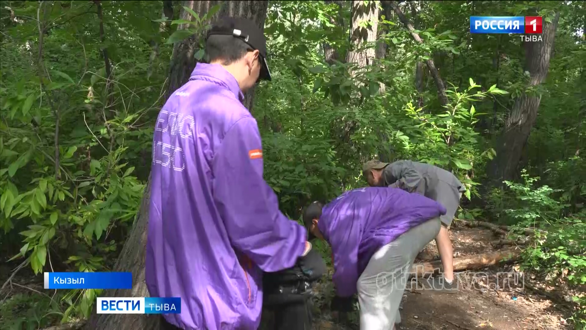 Уборка в парке