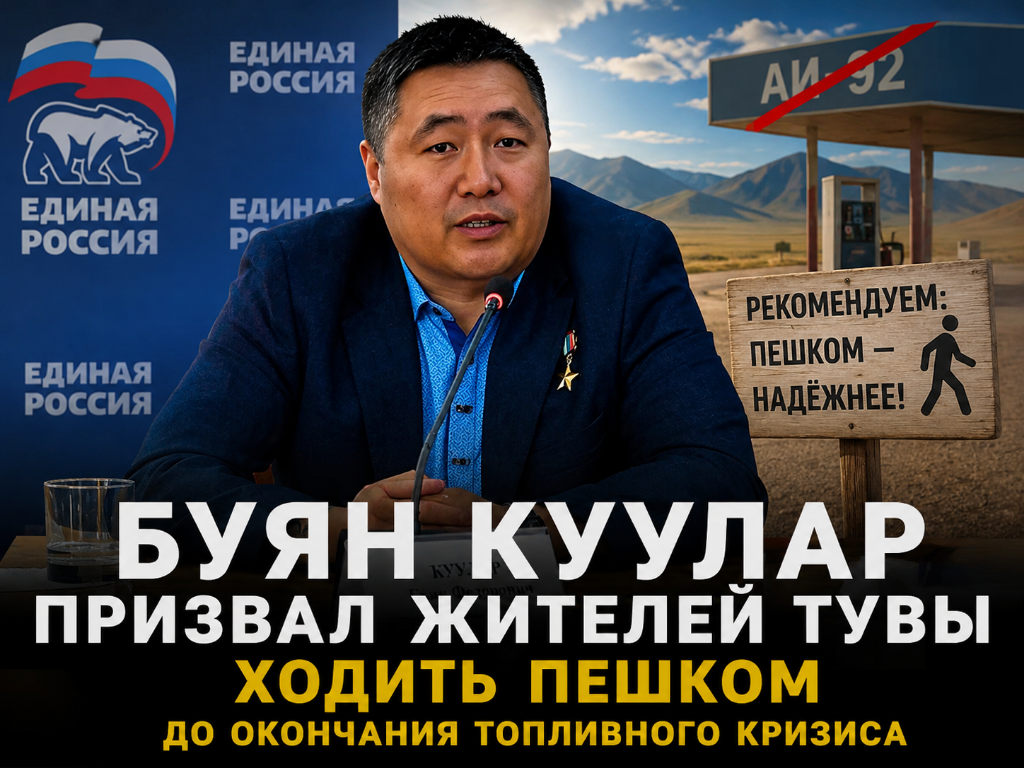 Буян Куулар призвал жителей Тувы ходить пешком до окончания топливного кризиса