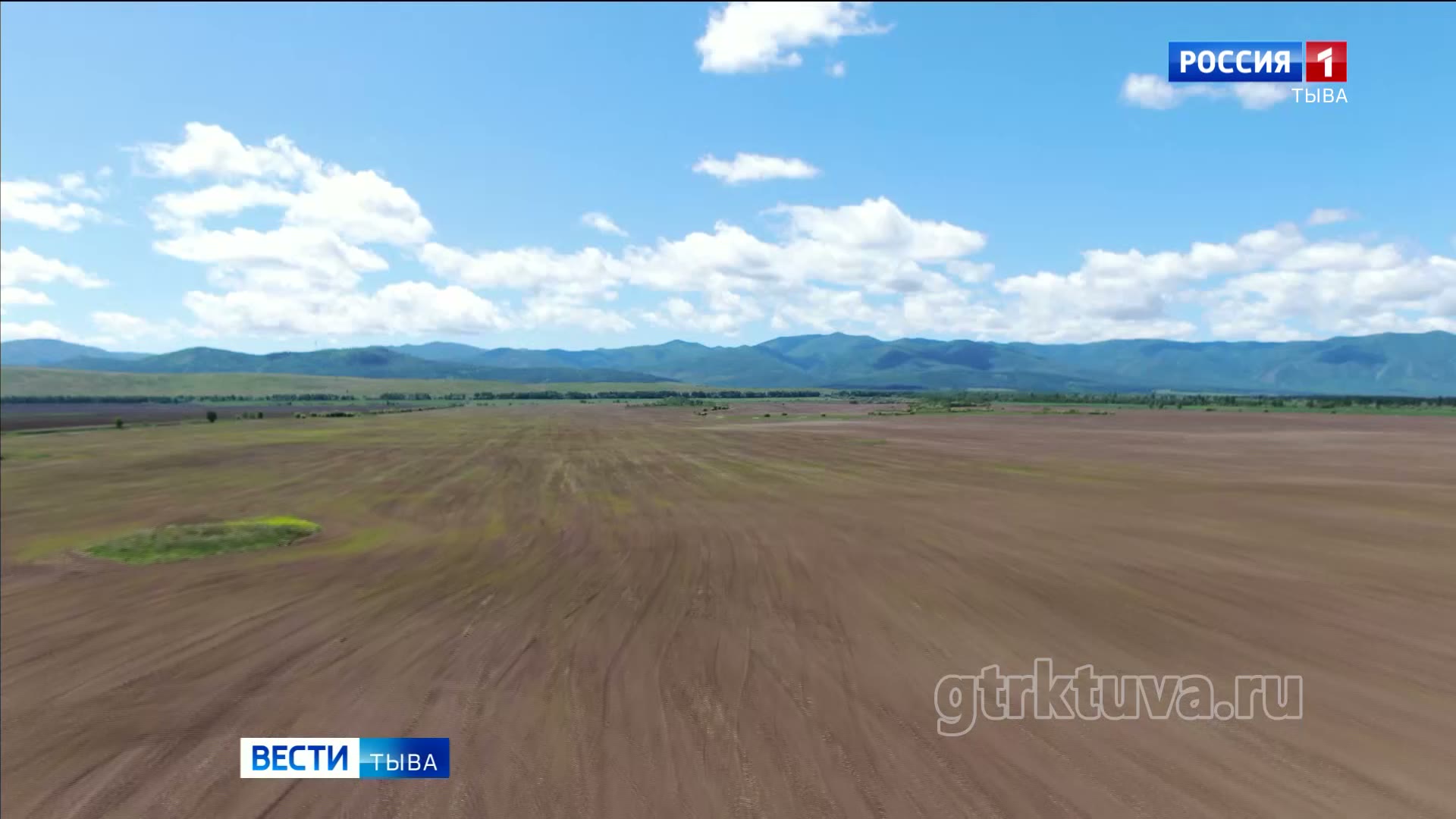 Уборочная кампания в Туве