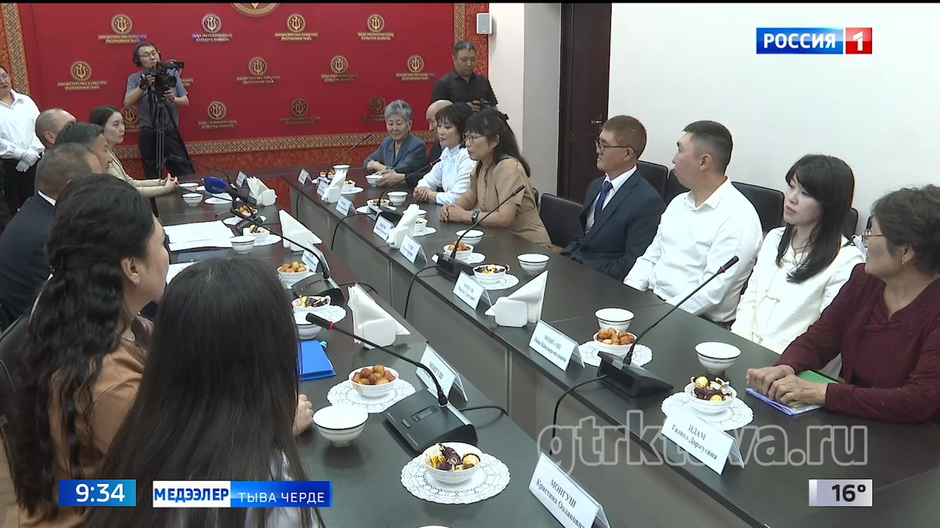 Эмчилерни шаңнап мактаан